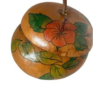 Kahalekoa signed hand painted Gourd